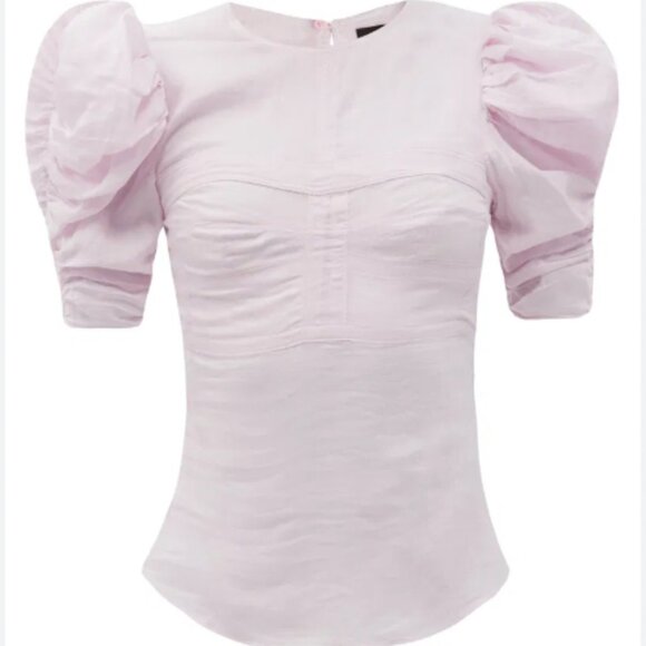 Isabel Marant Puff Sleeve Top - Picture 1 of 4